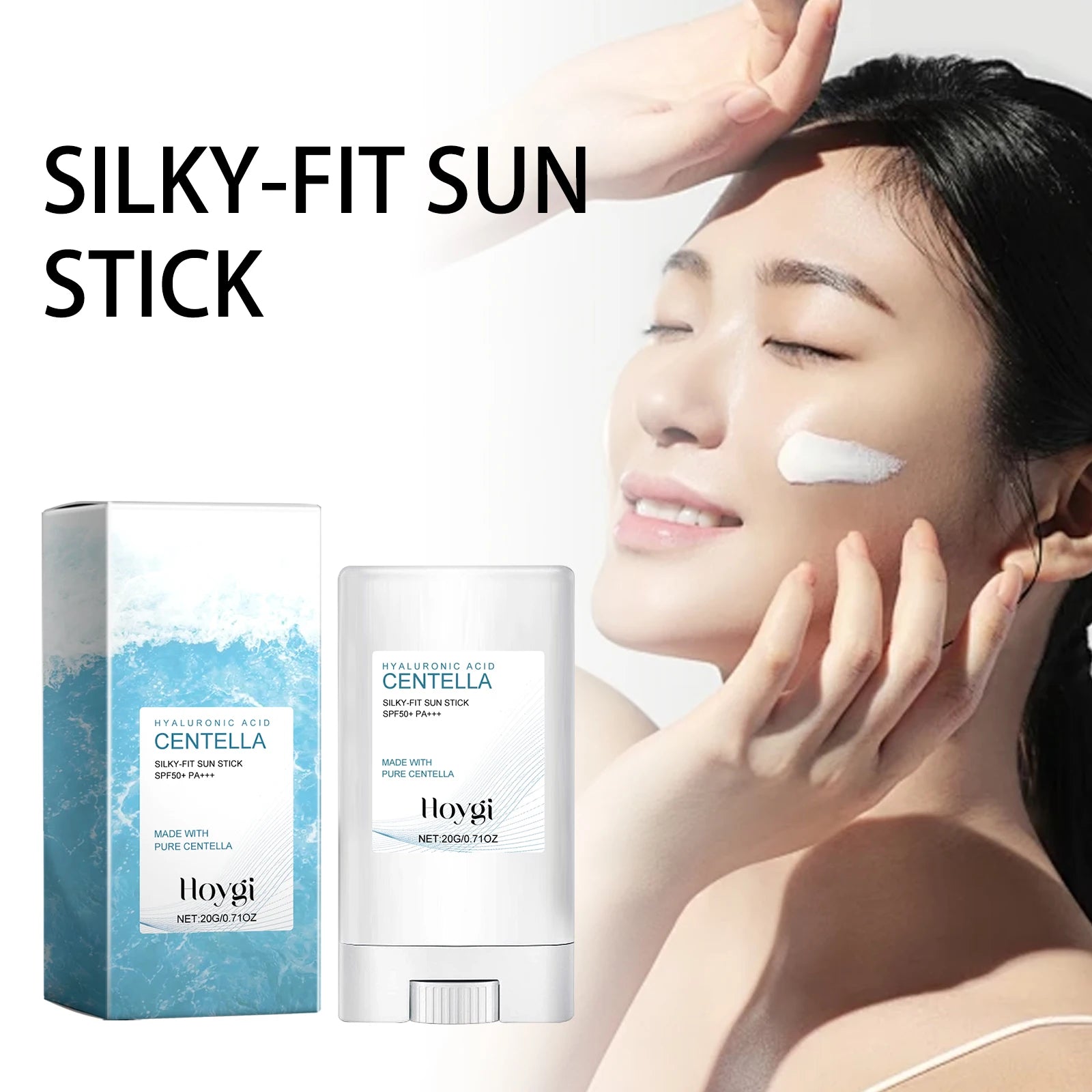 Protector solar de ácido hialurónico, bloqueador solar Spf46 para exteriores