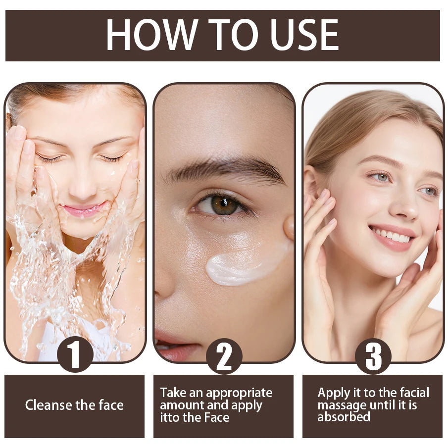 Lightweight Skin-Rejuvenating Cream, Containing Skin-Friendly Ingredients Such as Niacinamide, Hyaluronic Acid, and Caffeine, Is Refreshing and Non-Greasy, Moisturizing and Hydrating, Leaving Skin Delicate and Smooth. Daily S