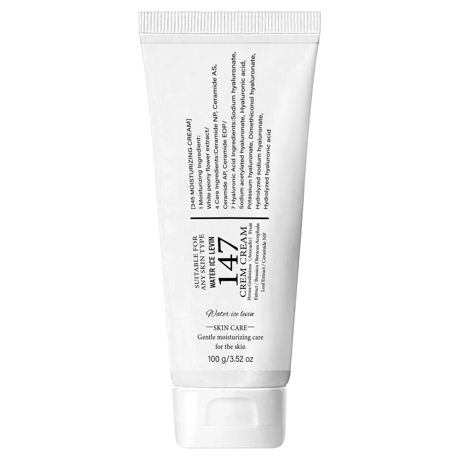 147 Skin Care Cream - Gentle Moisturizing & Firming with Hyaluronic Acid, Aloe Vera & Ceramides for All Skin Types